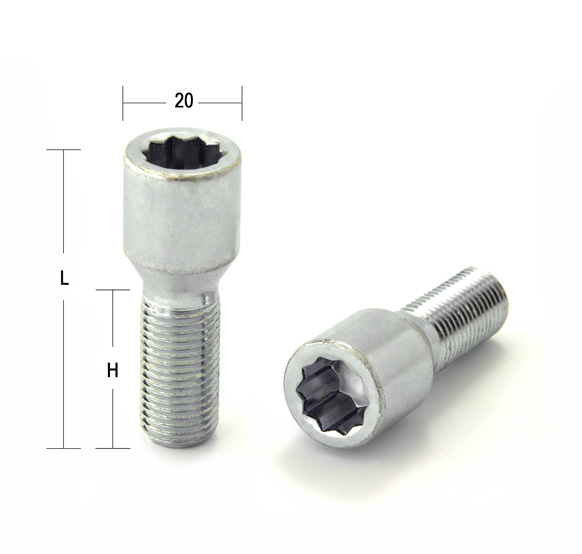 Болт M14x1,5 b-csf-20 (58/30, спец, Цинк, 303097Z CF)
