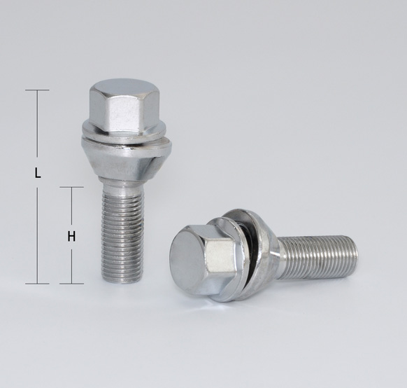 Болт M12x1,5 b-ls-3-1 (55/28, hex17, конус PCD, CH, 966-07MF 16шт.)