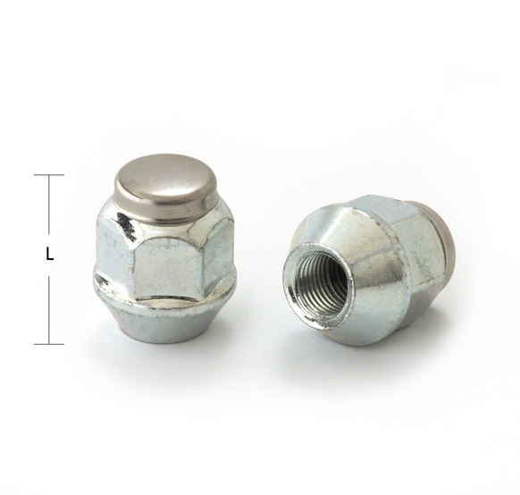 Гайка M12x1,25 g-csf-46 (30, hex21, конус, закрытая, Цинк, 303795Z CF 20шт.)
