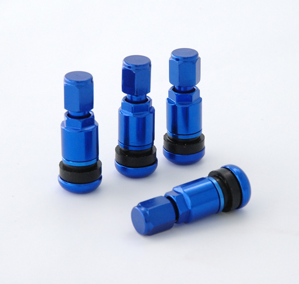 Вентиль сборный MS525AL shm-ls-18blue (D17×42mm, D11,5mm, прямой, блистер 4 шт, BLUE)